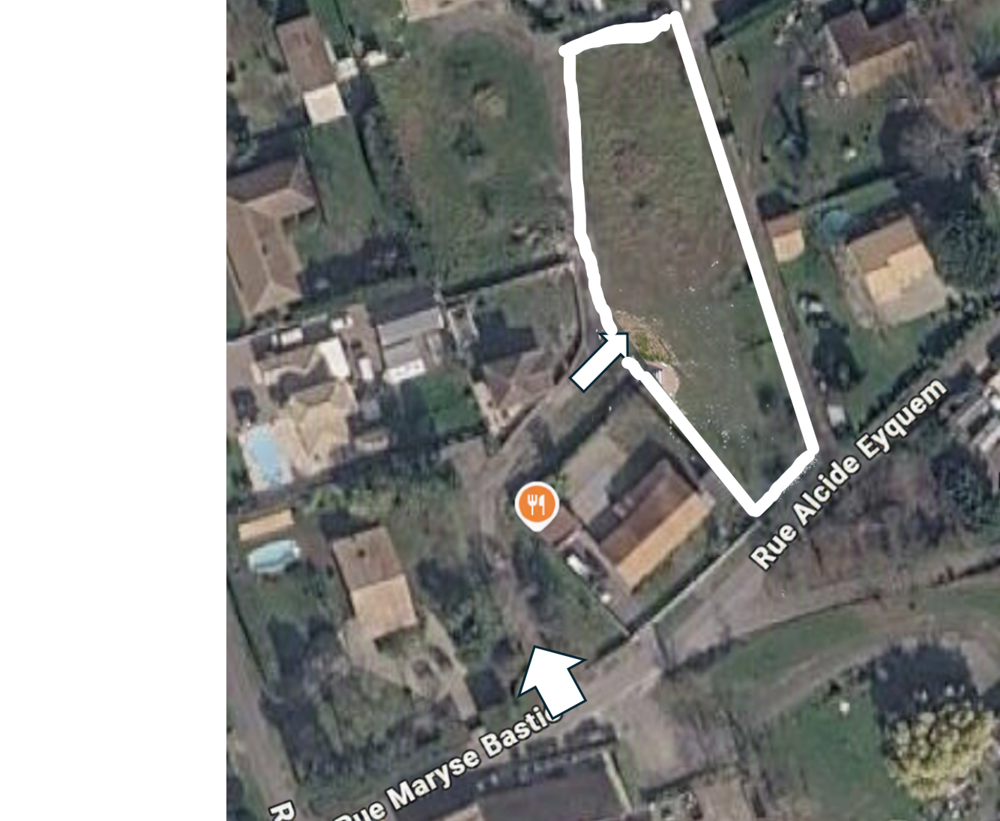 Vente Terrain Terrain constructible 1 865 m² à Blanquefort (33290) - Secte Blanquefort