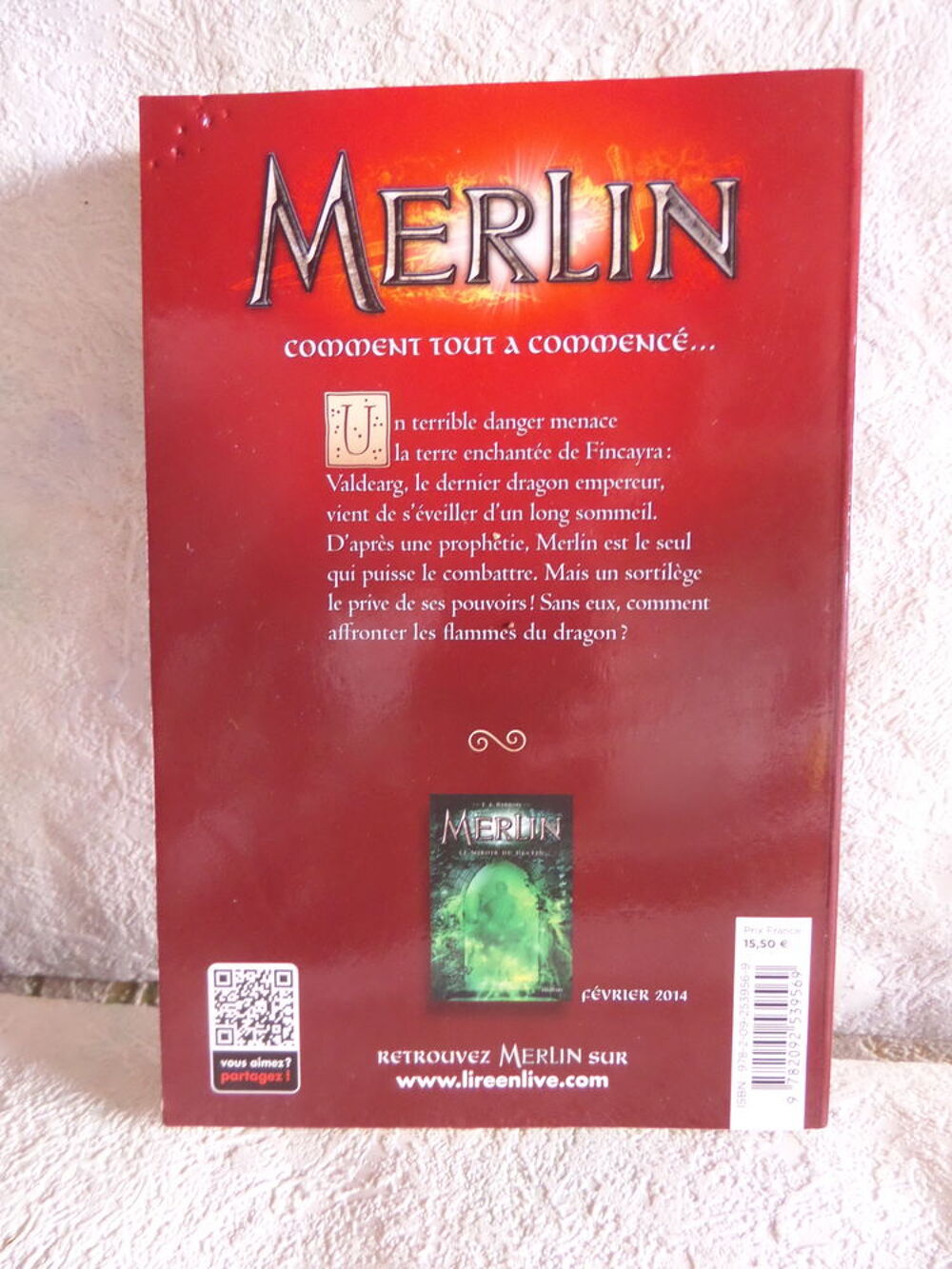 Merlin - cycle 2 Tome 1 : le dragon d'Avalon il y as 6 vol Livres et BD