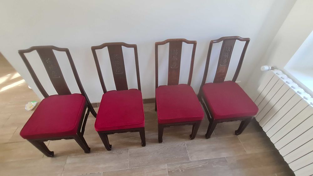 4 chaises de style chinois Meubles