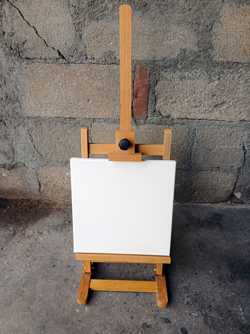 CHEVALET de peintre, pour tableau de 60cm de hauteur Décoration