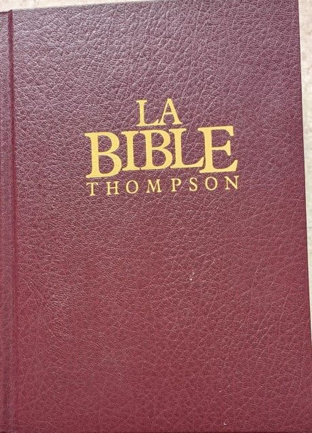 BIBLE THOMPSON Livres et BD