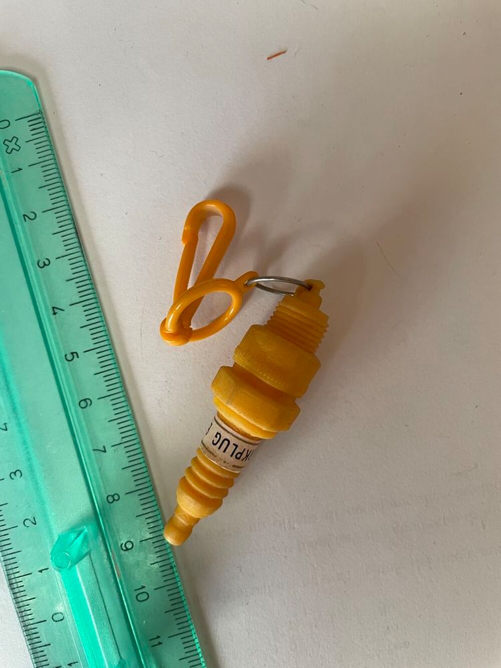 Gomma gomme eraser collection visse jaune porte cles 