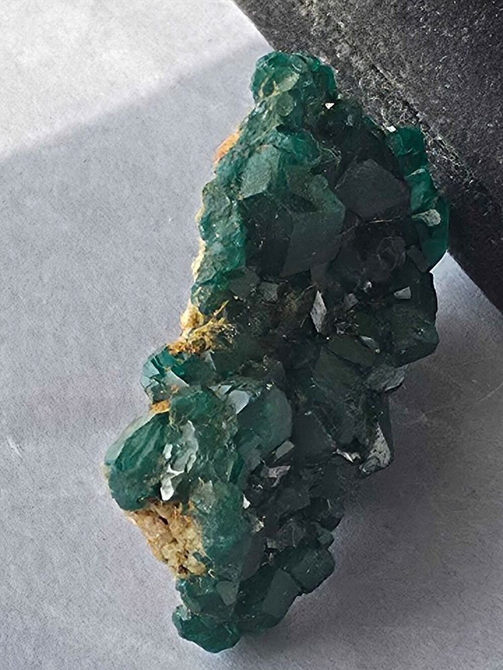 Dioptase Brut Vert Emeraude du Katanga RDC-Sp&eacute;cimen 16g 