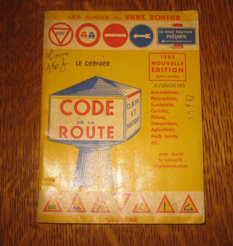 Code de la route illustr 1955 10 Clermont-Ferrand (63)