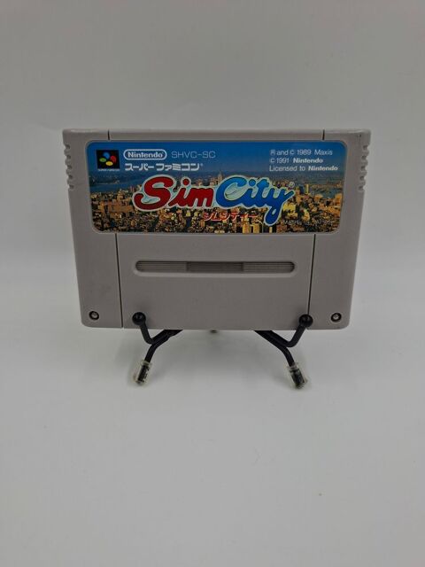 Jeu Super Famicom (Super Nintendo) Sim City (JAP) en loose 8 Vulbens (74)