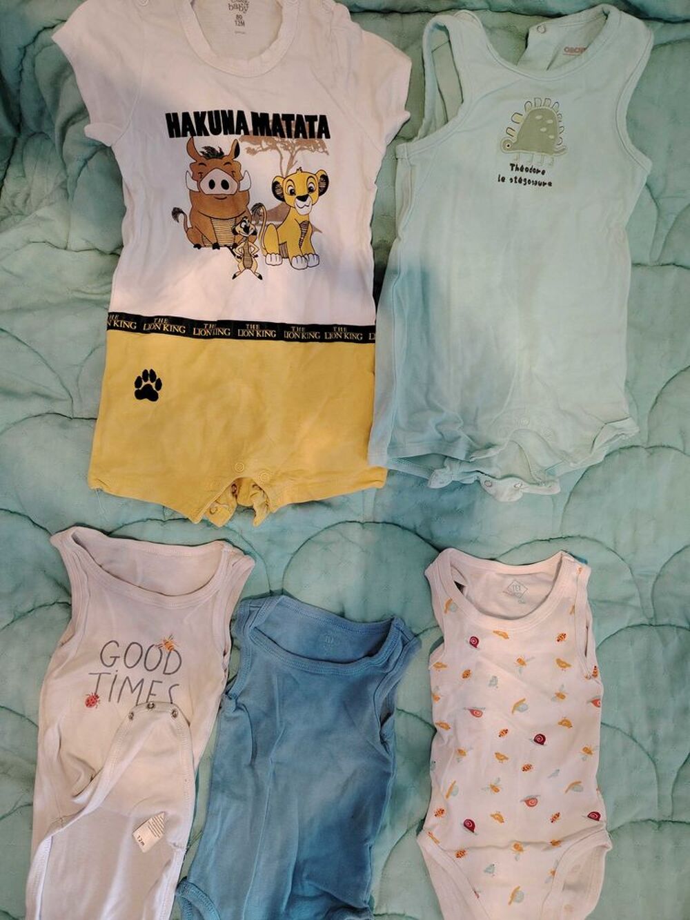 lot v&ecirc;tements gar&ccedil;on 12 mois Puriculture