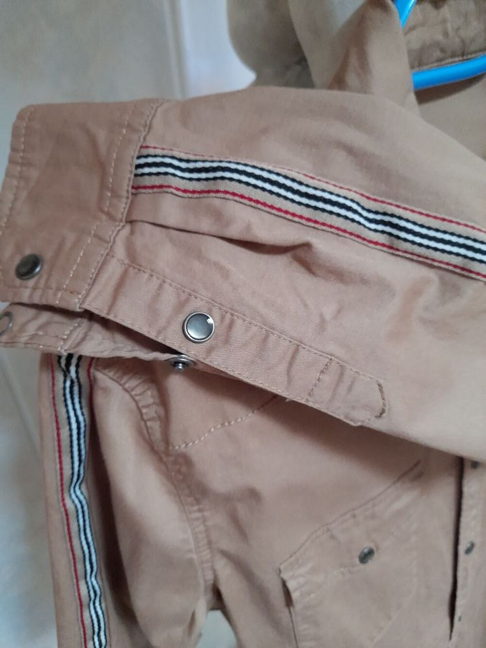 chemise unie fermeture par pression Vêtements