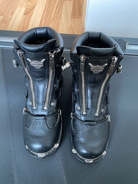 Harley-Davidson Biker-Boots  femme en noir 135 Schaffhouse-pr�s-Seltz (67)