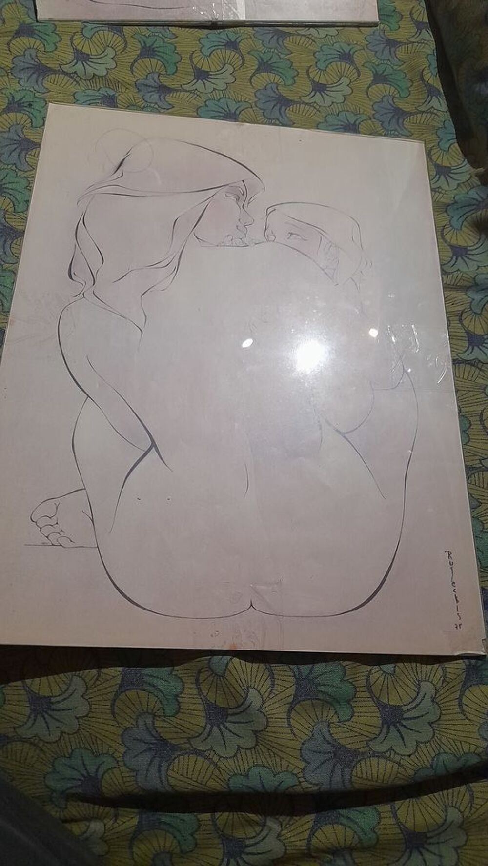 Deux lithographies de ruseckis de 1975 