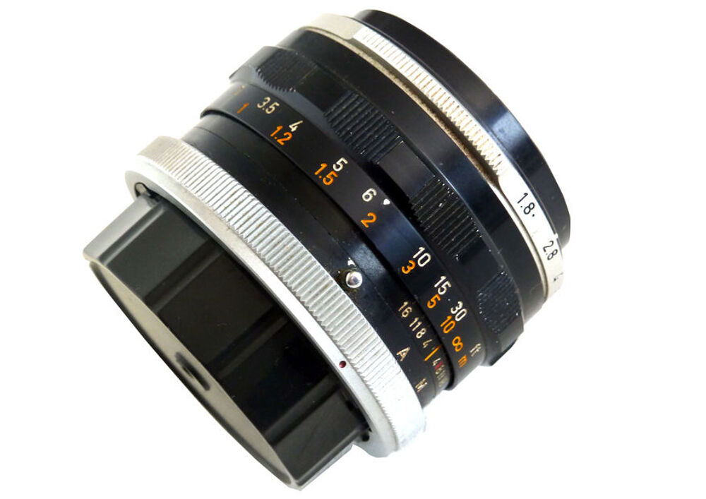 Objectif CANON. Lens 1: 1,8. / FL 50 mm, noir. Photos/Video/TV