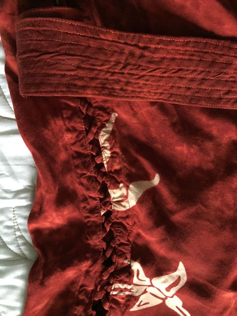 COMBINAISON GRENAT/ROUGE T.38/40 Maroquinerie