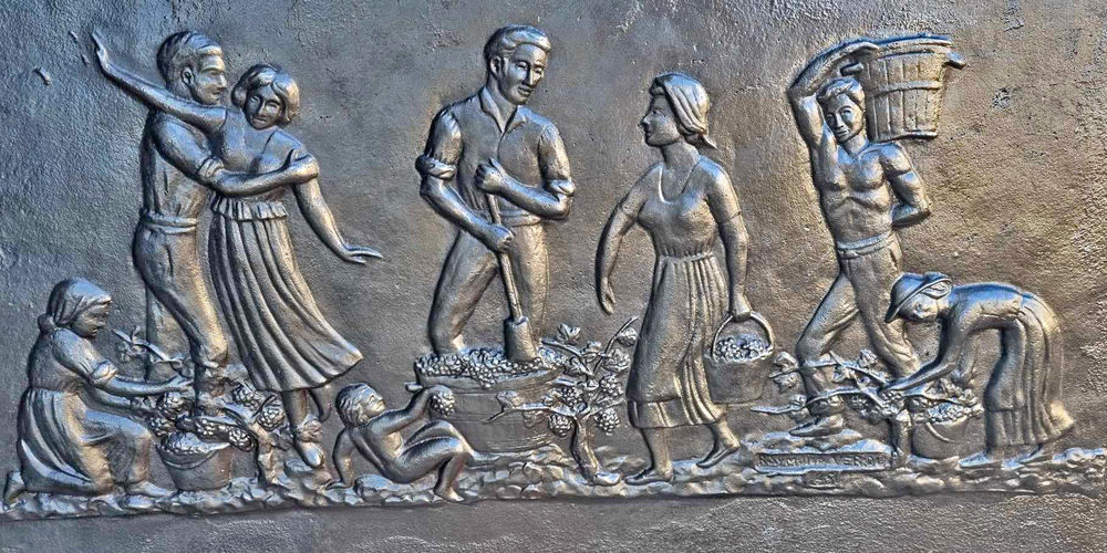 Grande Plaque de chemin&eacute;e Décoration