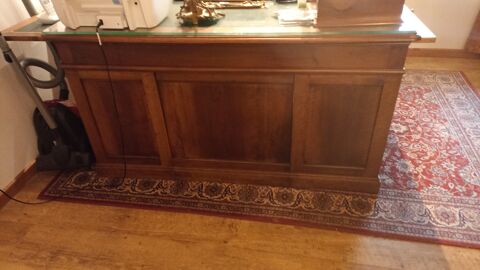 Grand bureau noyer poque 1900 600 Ardin (79)