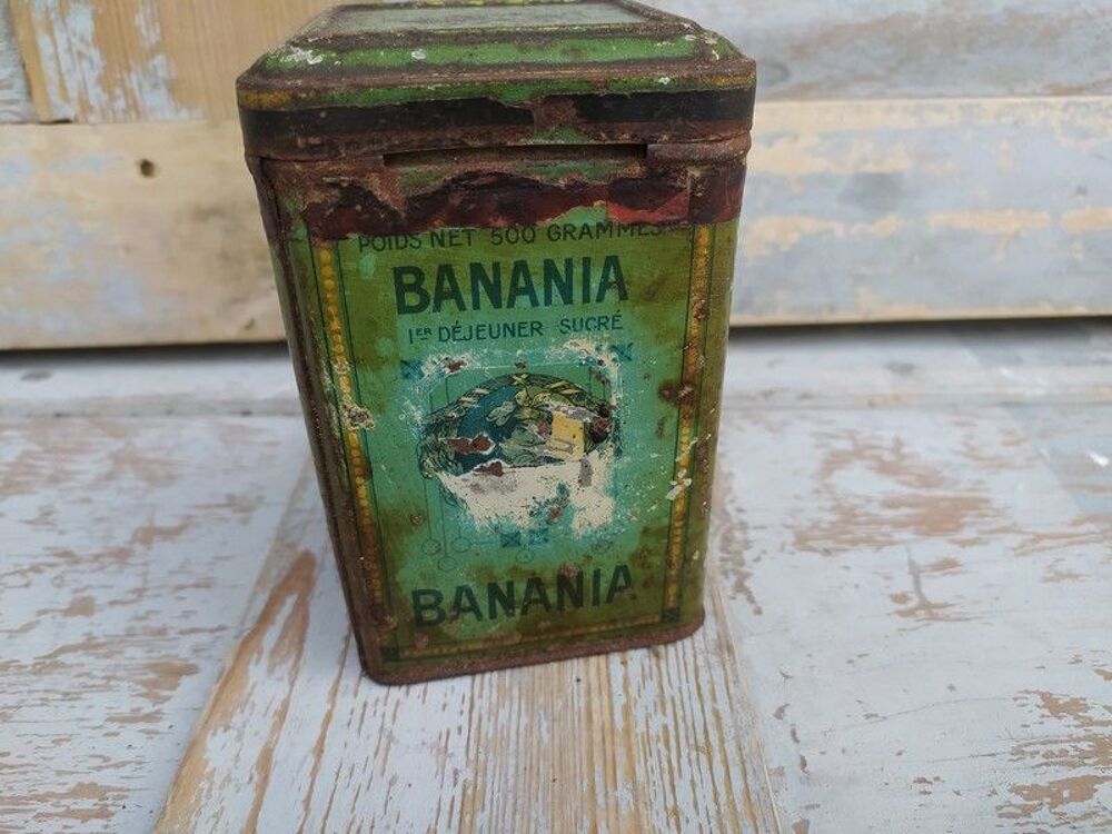 Rare Boite Banania L'Antillaise Cr&egrave;mes et Entremets 