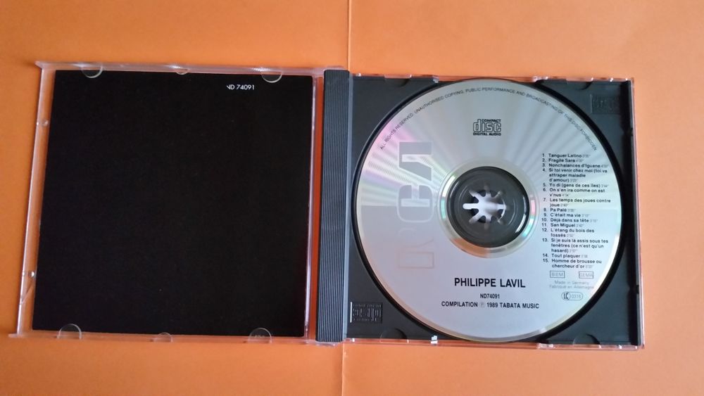 PHILIPPE LAVIL CD et vinyles