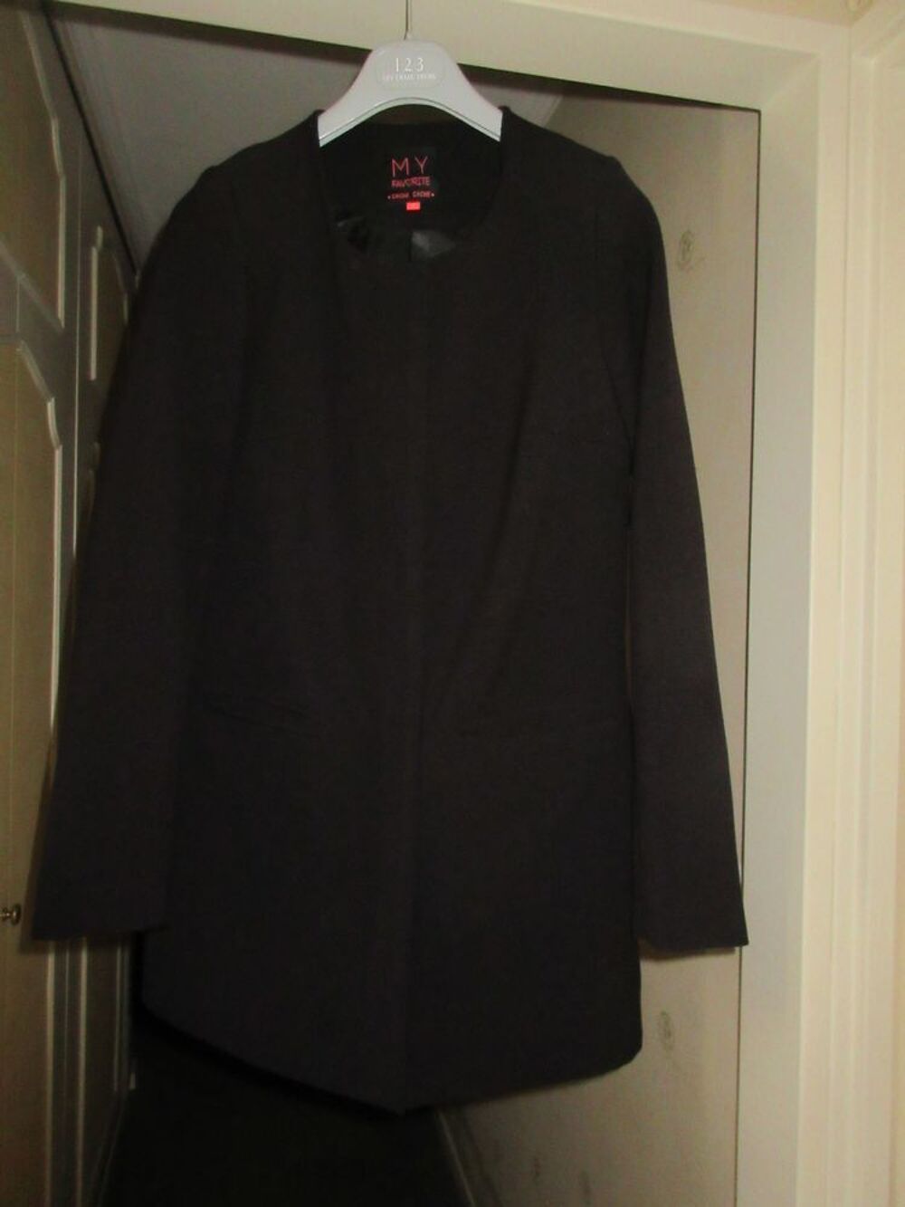 Manteau noir Vtements