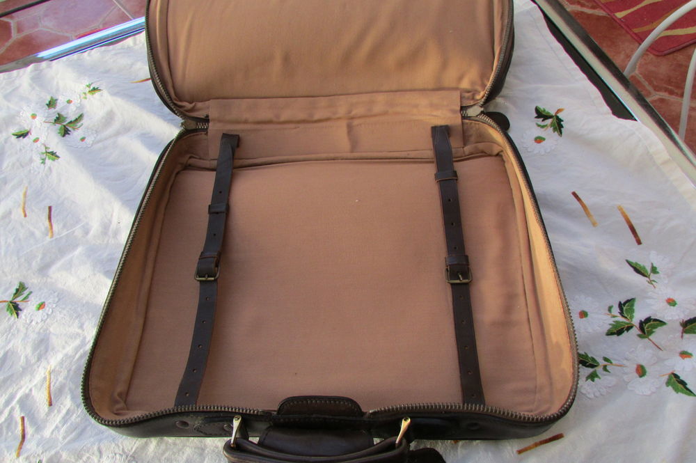 Porte-documents, valise souple en cuir, sacoche ordi Maroquinerie