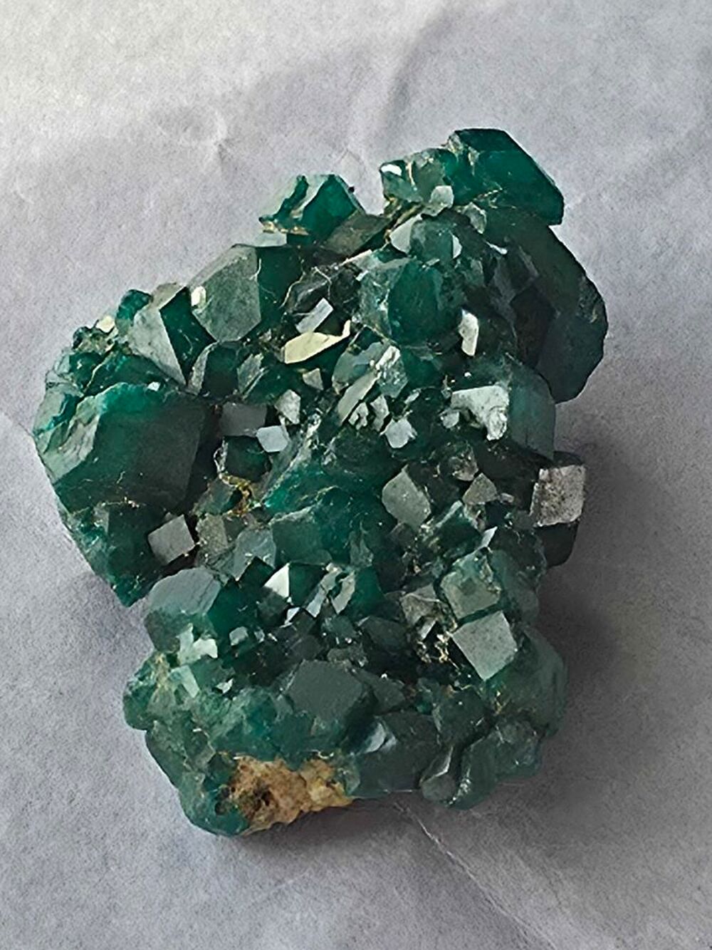Dioptase Brut Vert Emeraude du Katanga RDC-Sp&eacute;cimen 16g 