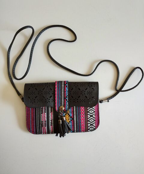 Sac  Bandoulire tissage indien recto/verso 3 Villejuif (94)