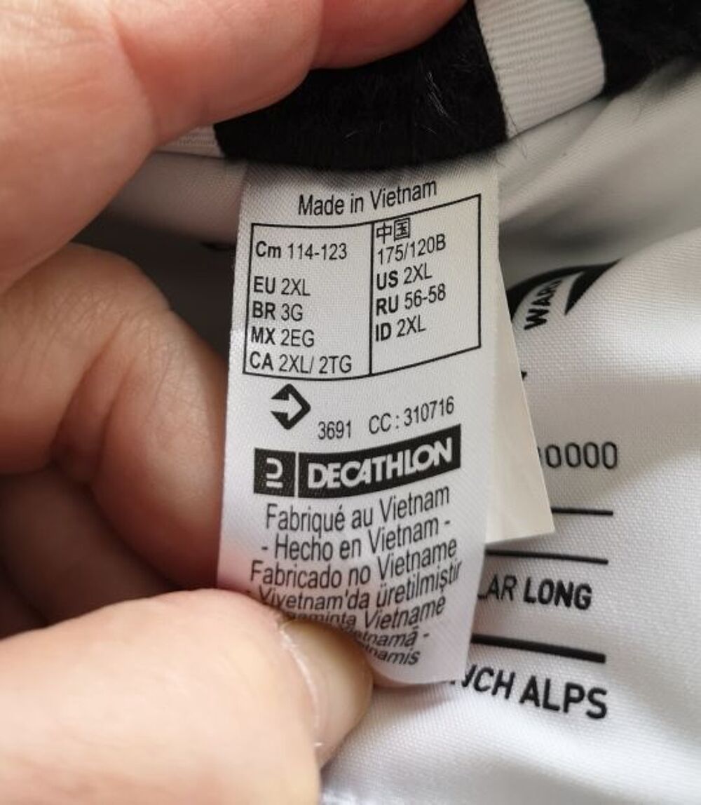 manteau de ski Vêtements