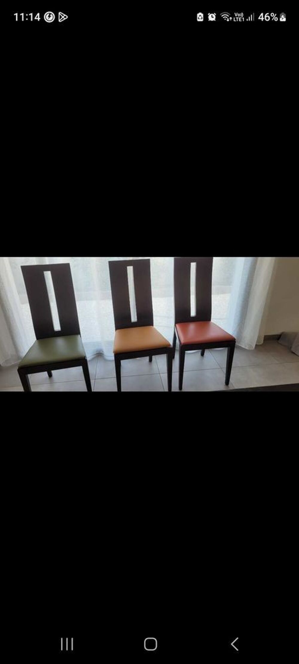 Lot 6 chaises contemporaines Meubles