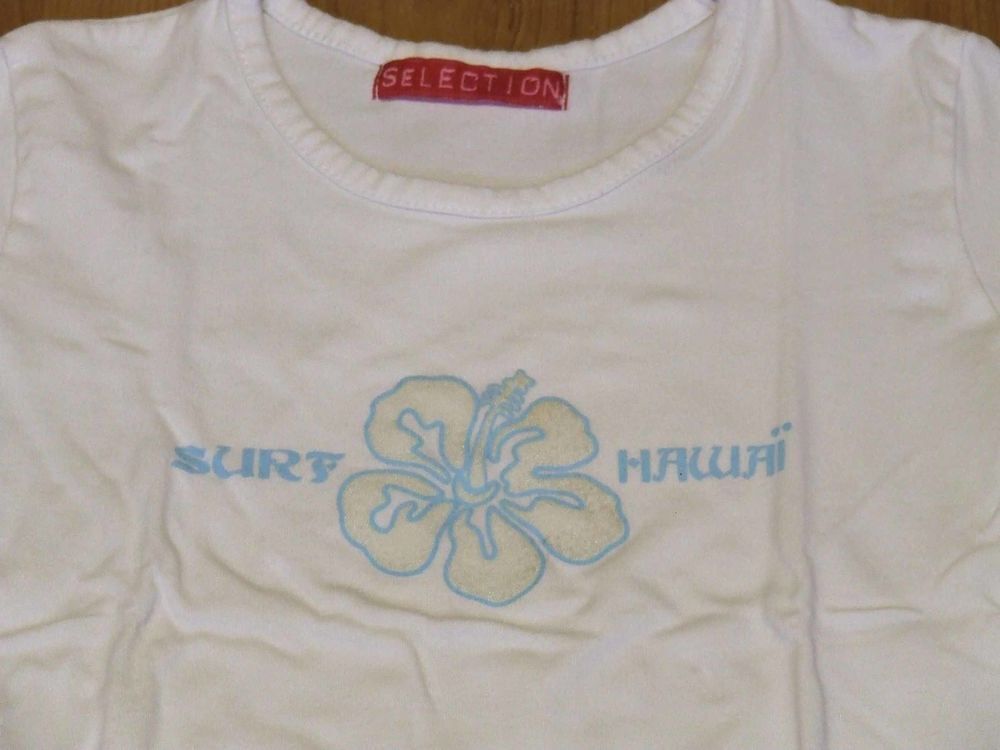 Tee-shirt manches courtes, Blanc, 8&nbsp;ans (126&nbsp;cm) TBE Vêtements enfants