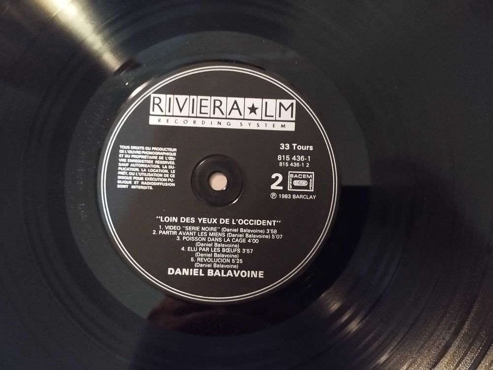 album vinyle Daniel Balavoine CD et vinyles