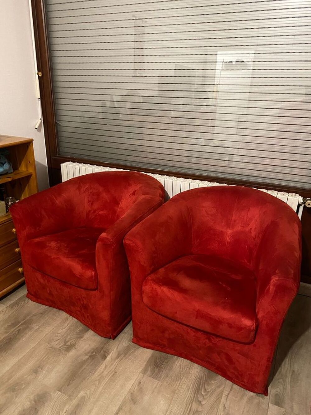 Canap&eacute; d'angle + 2 fauteuils tournants Meubles