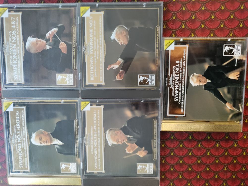 Lot de 30 CD classique Beethoven. CD et vinyles
