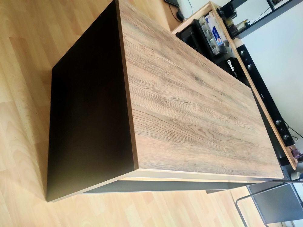 Table basse noir et bois Meubles