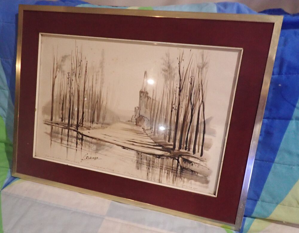 lithographie sign&eacute; Décoration