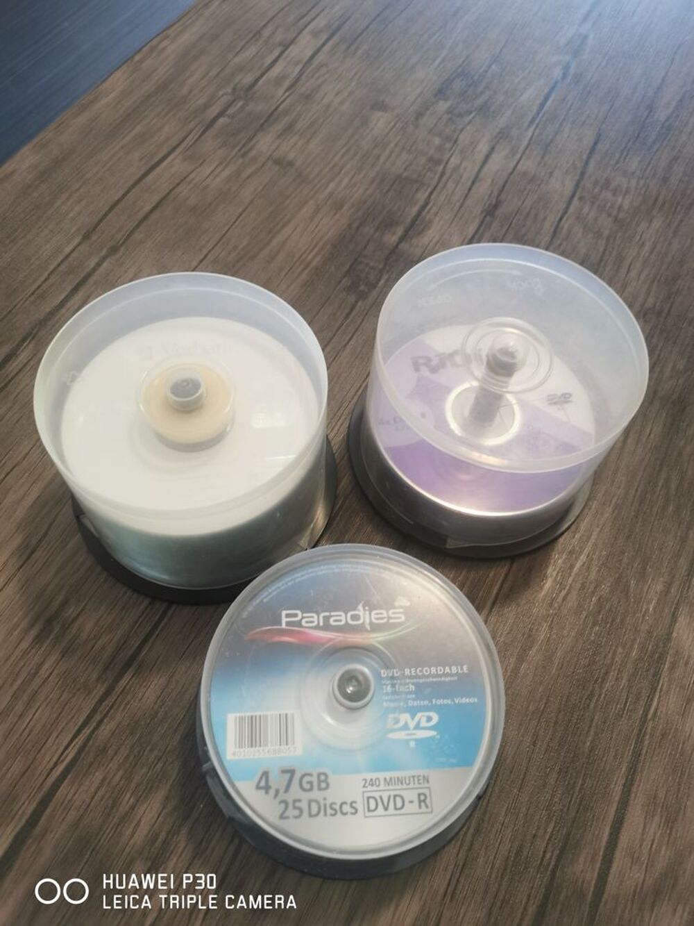 Paradies/Ridisc 65 DVD 4,7 GB 19 CD-R 700 MB DVD et blu-ray