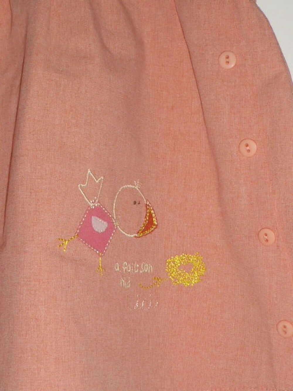 ABSORBA robe &eacute;t&eacute; orange &agrave; bretelle 18 mois Vêtements enfants