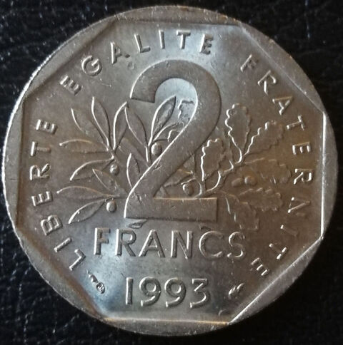 TRÈS RARE - 2 FRANCS SEMEUSE 1993 - 20000 exemplaires 10 Doullens (80)