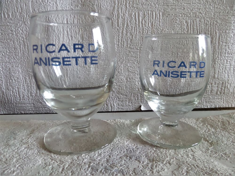 Lot 5 verre Ricard collection Momie 10cm - Label Emmaüs