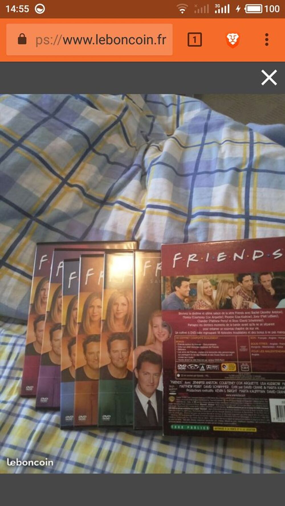 DVD l'integrale de la saison 10 "Friends" DVD et blu-ray