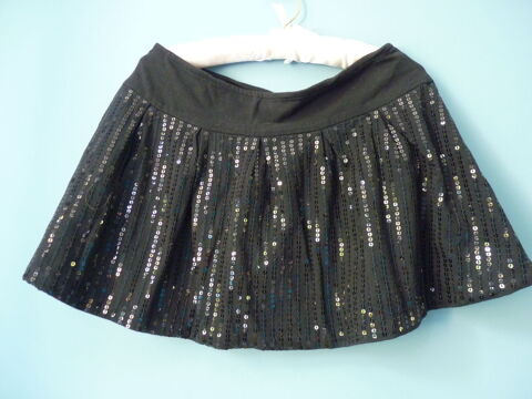 jupe courte noir strass morgan femme S 36 TBE 32 Brienne-le-Chteau (10)