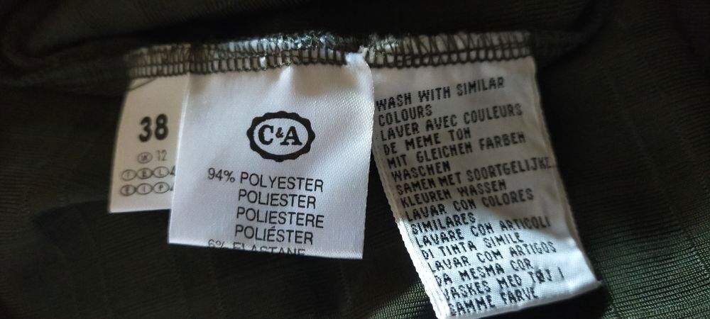 Polo femme, uni kaki, de marque " canda " de chez C&amp;A Vêtements