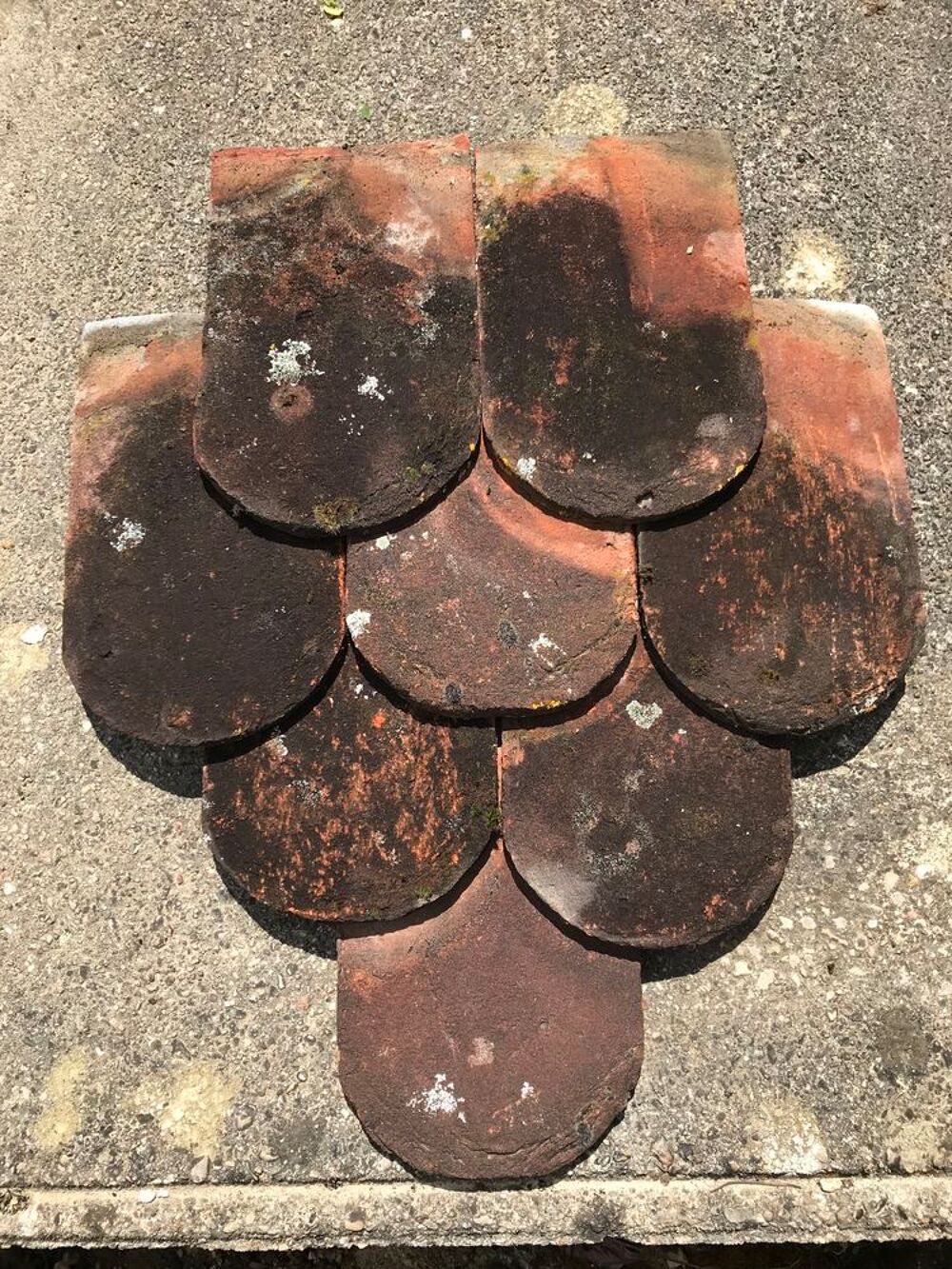 Tuiles &eacute;cailles de Bourgogne Bricolage