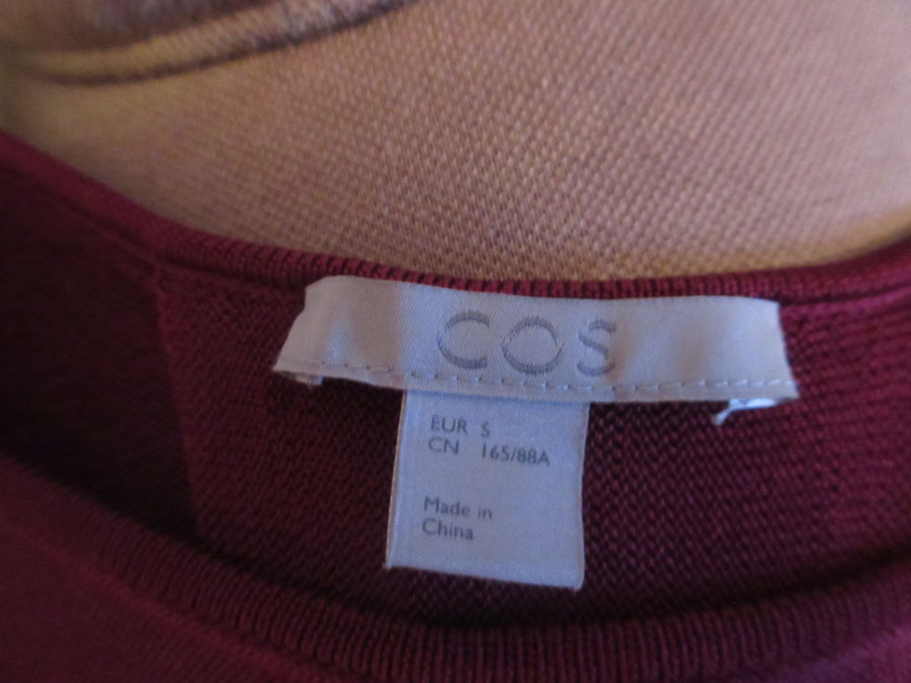 Top bordeaux COS Vêtements