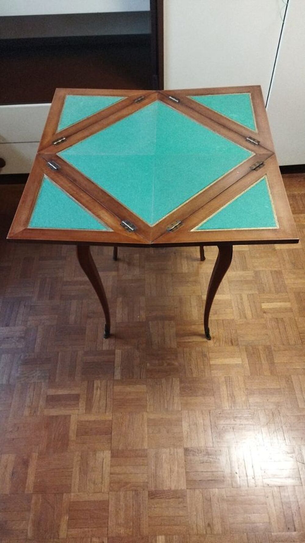 Table de bridge style Louis 15 (Roche Bobois) Meubles