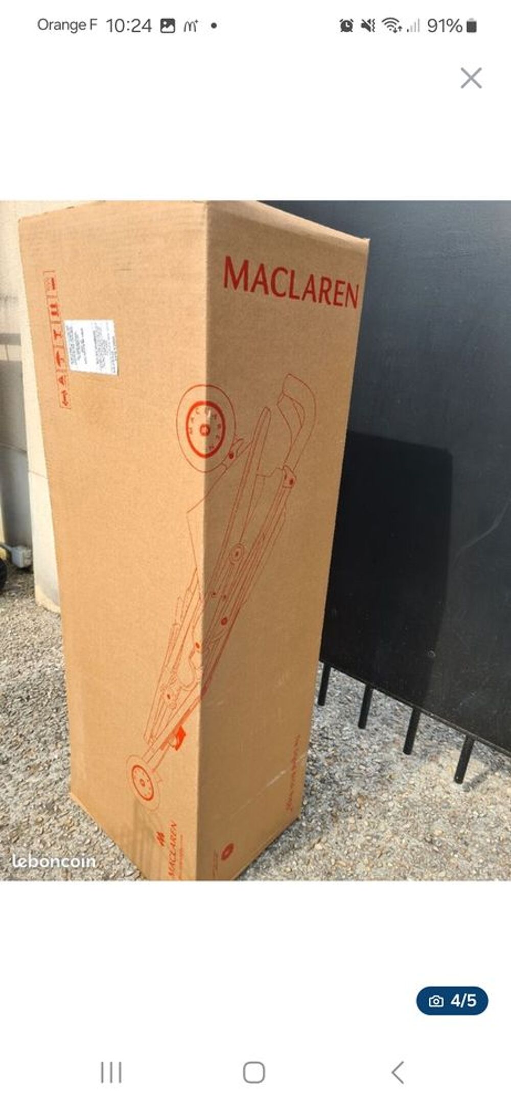 Poussette double Triumph Maclaren neuve Puériculture