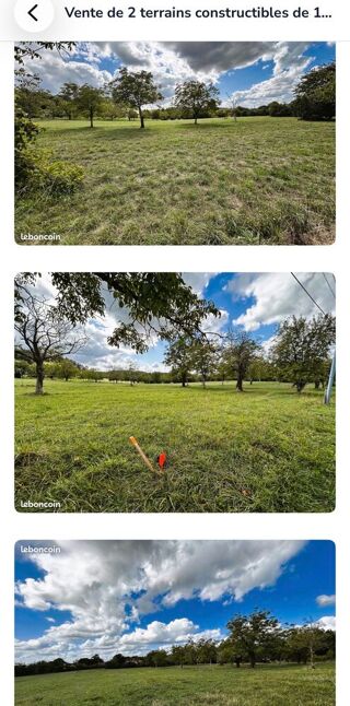  Terrain à vendre 1403 m² Marcillac-saint-quentin