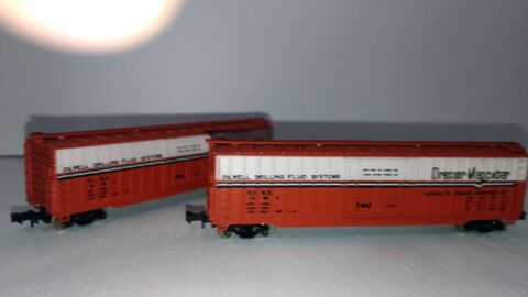 train N M.R.C 7026 - 2 wagons marchandises US 34 Colombes (92)