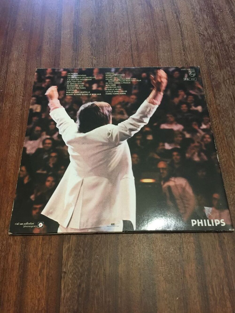 Vinyle double 33 tours Serge Lama " Palais des con CD et vinyles