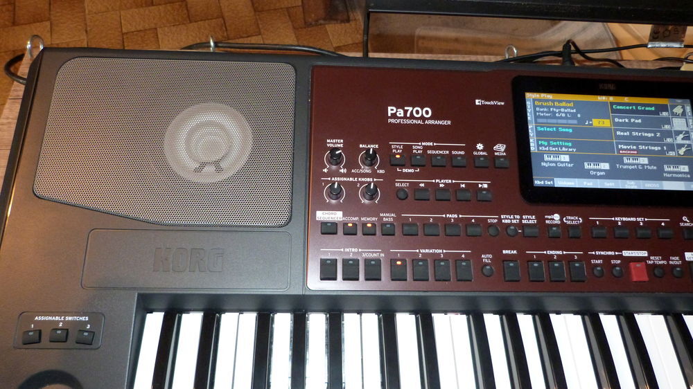 synth&eacute;tiseur arrangeur KORG PA 700 : 800 euros Instruments de musique