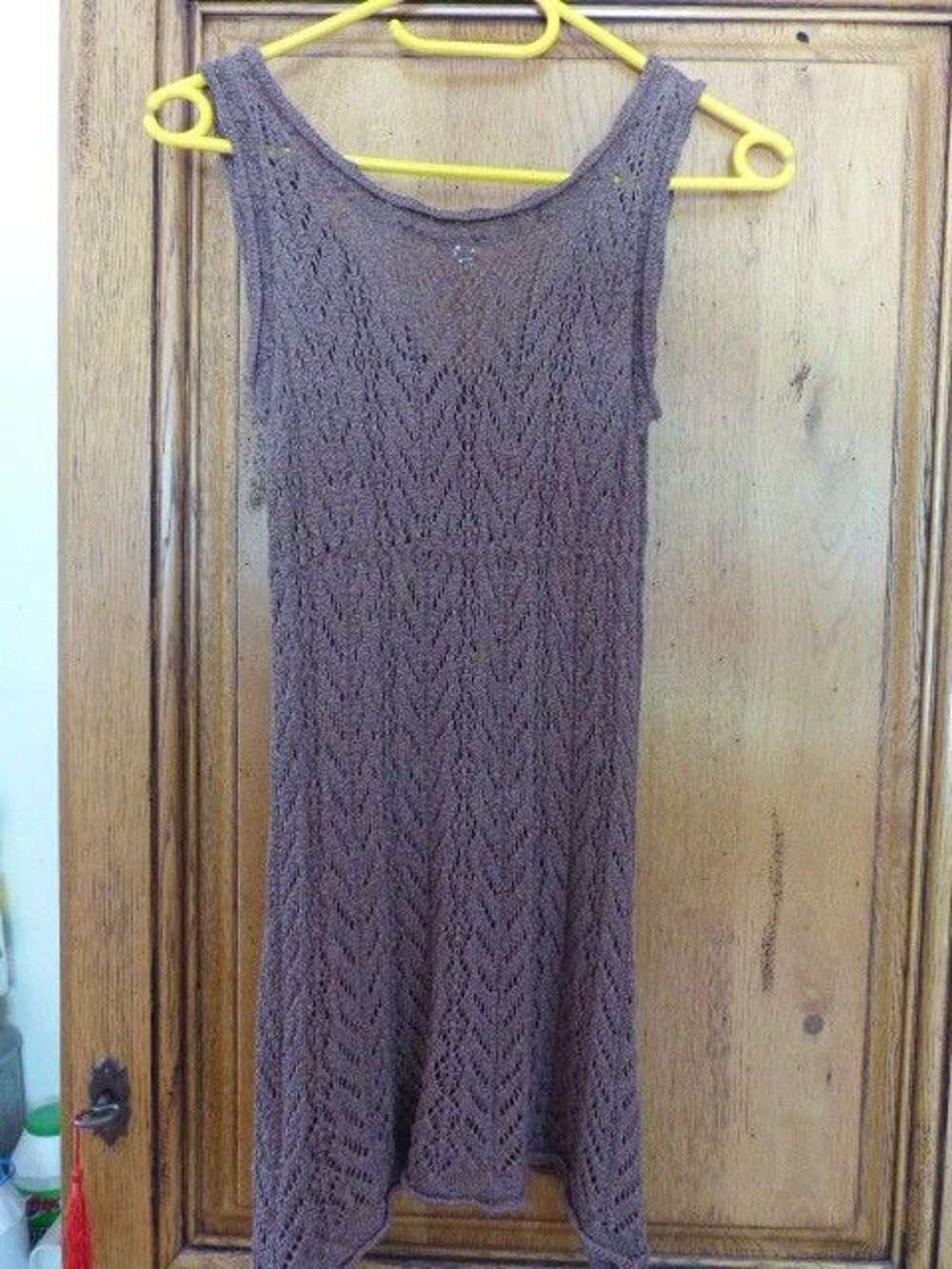 debardeur en coton au crochet Vêtements