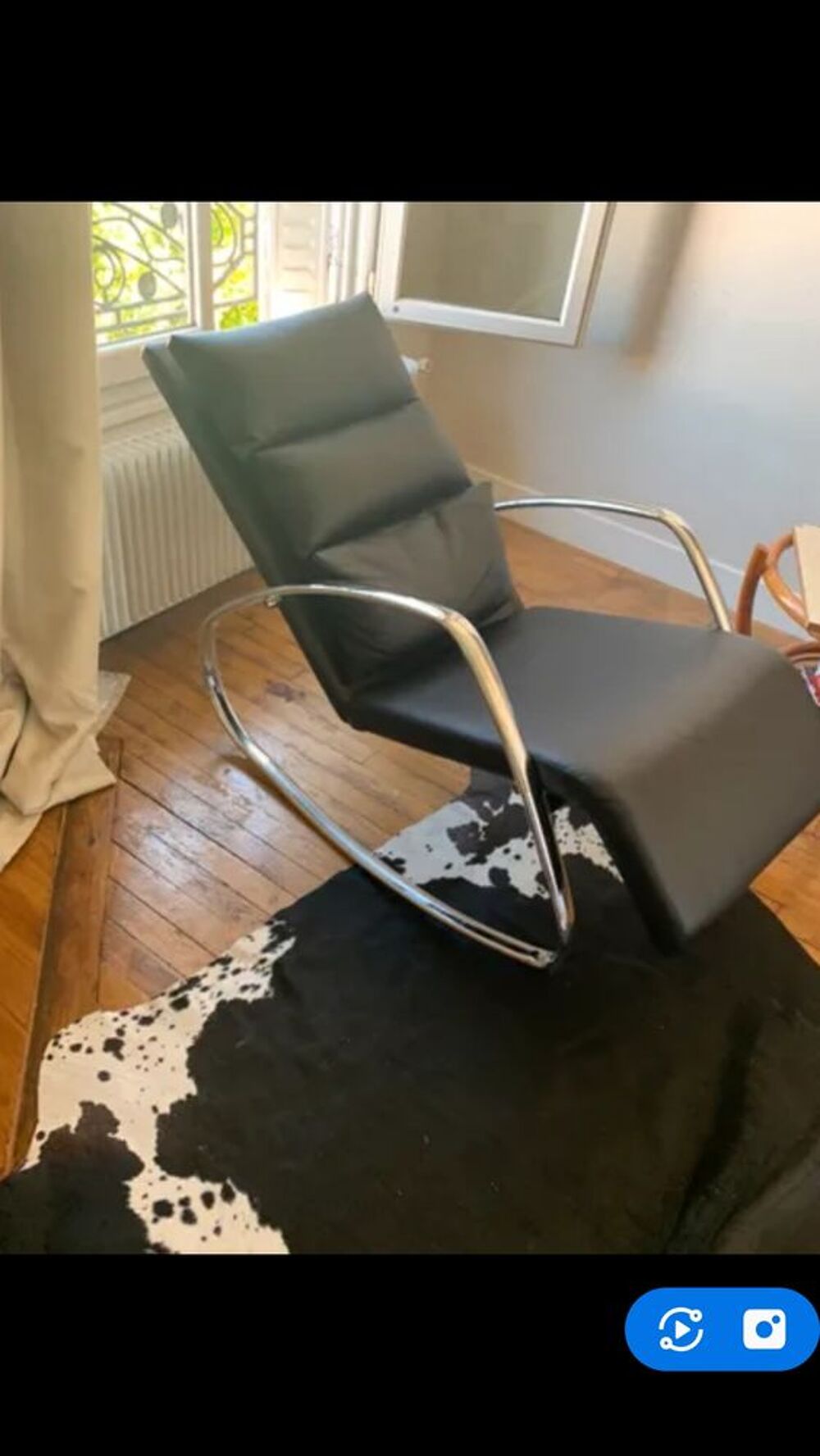 chaise a bascule cuir d'originedesign et confortable Meubles