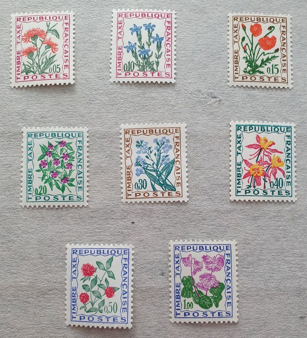 Timbres Taxe 95 &agrave; 102 Neufs 