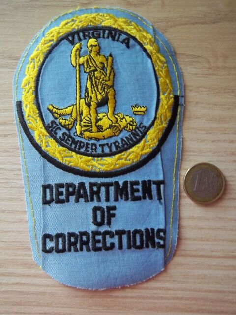 cusson U.S Virginia collection insigne The Virginia Departm Valognes (50)